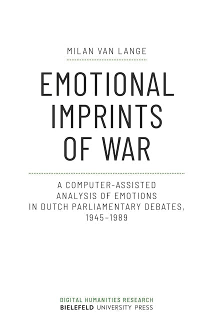 Book cover image for Emotional Imprints of War ISBN: 9783837664850